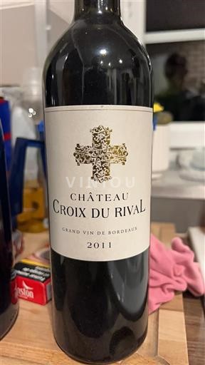Bordeaux Lussac-saint-émilion Château Croix du Rival 2011
