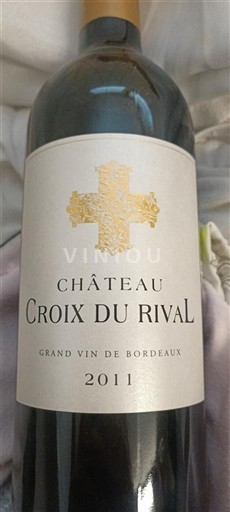 Bordeaux Lussac-saint-émilion Château Croix du Rival 2011