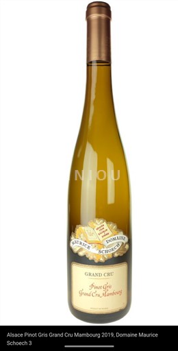 Alsasko Rulandské šedé Grand Cru Domaine Maurice Schoech Pinot Gris Grand Cru Mambourg 2019
