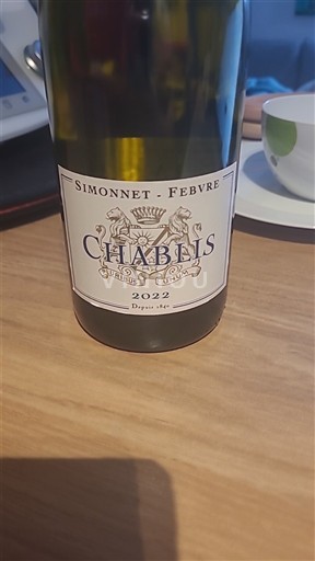 Bourgogne Chablis Simonnet-Febvre 2022