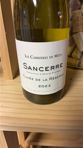 Loire Valley Sancerre Les Carrières de Mézy de la Réserve 2023