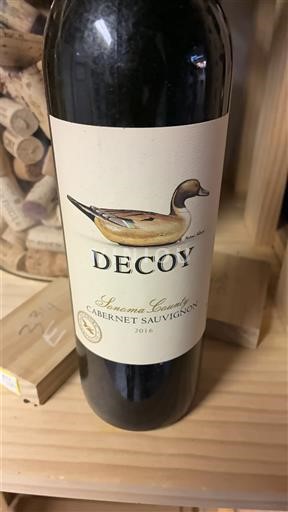 AVA californiennes Sonoma Coast Decoy Cabernet Sauvignon 2016