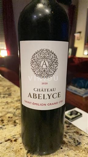 Bordeaux Saint-Émilion Grand Cru Grand Cru Château Abelyce 2020