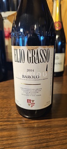 Piémont Barolo Elio Grasso 2014