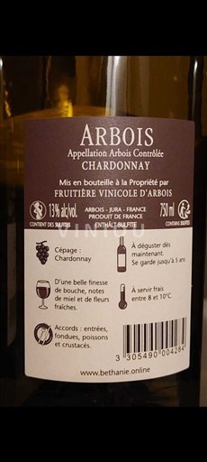Jura Arbois Fruitière Vinicole d'Arbois 2022