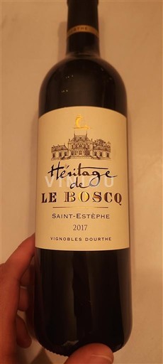 Bordeaux Saint-Estèphe Château Le Boscq Héritage de Le Boscq 2017