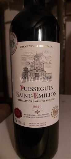 Bordeaux Puisseguin-saint-émilion VPLSE Gironde 2020