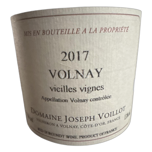 Bourgondië Volnay Domaine Joseph Voillot vieilles vignes 2017