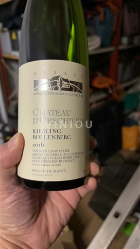 Alsace Château Orschwihr Riesling Bollenberg 2016