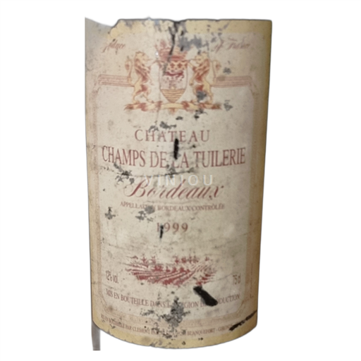 Bordeaux Château Champs de la Tuilerie 1999