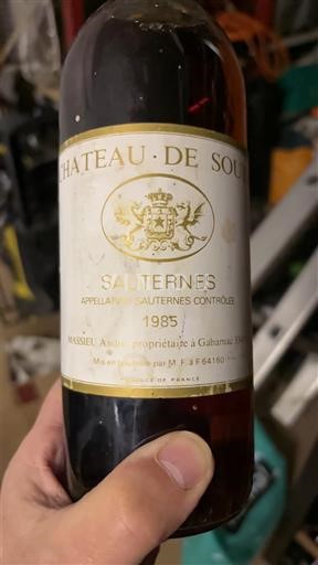 Bordéus Sauternes Château Soutard 1985