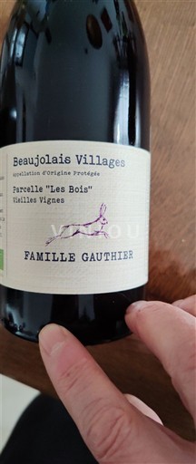 Beaujolais Beaujolais Villages Famille Gauthier Parcelle Les Bois Vieilles Vignes 2023