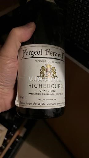 Borgogna Richebourg Grand Cru Forgeot Père & Fils 1984