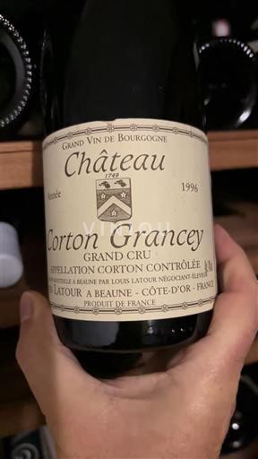 Burgundy Corton Grand Cru Château Corton Grancey 1996