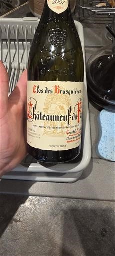Valle del Ródano Châteauneuf-du-Pape. Clos des Brusquières 2007