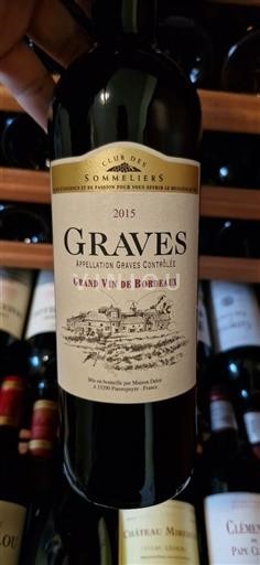 Bordeaux Graves Club des Sommeliers 2015