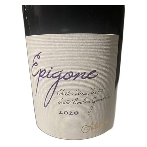 Bordeaux Saint-Émilion Grand Cru Château Vieux Verdot Epigone 2020