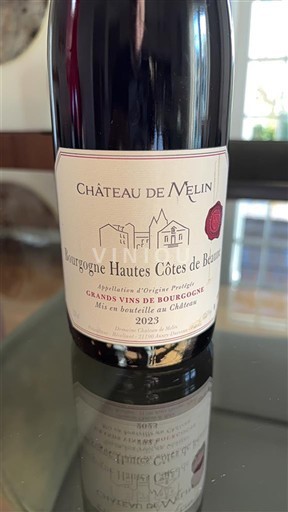 Vin Rouge sec Château Melin 2023 France Bourgogne AOC