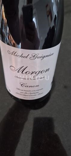 Beaujolais Morgon Michel Guignier Canon 2023