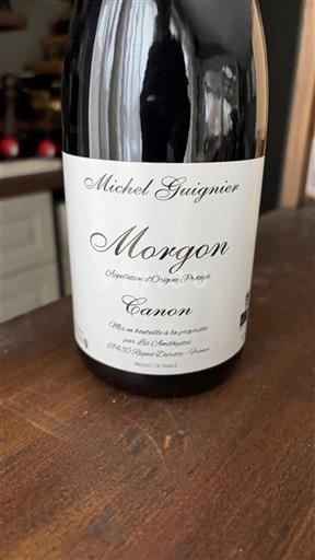 Beaujolais Morgon Michel Guignier Canon 2023