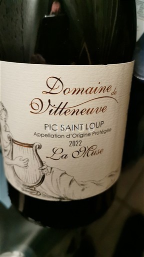 Languedoc Pic-saint-loup Domaine Villeneuve La Muse 2022
