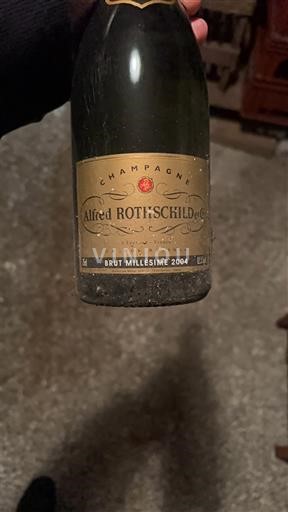 Champagne Alfred Rothschild Brut Millésimé 2004