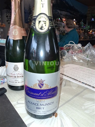 Alsasko Crémant d'Alsace Alsace Munsch Neročník
