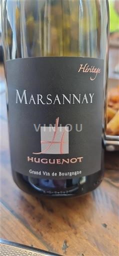 Bourgogne Marsannay Domaine Huguenot Héritage Ikke årgangsbestemt