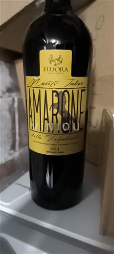 Veneto Amarone della Valpolicella Fidora Monte Tabor 2014