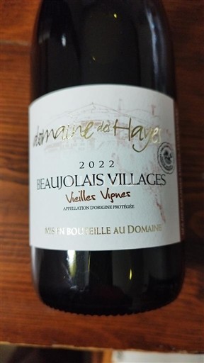 Beaujolais Beaujolais Villages Domaine S Hayes Vieilles Vignes 2022