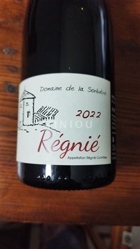 Beaujolais Régnié Domaine La Sorbière 2022