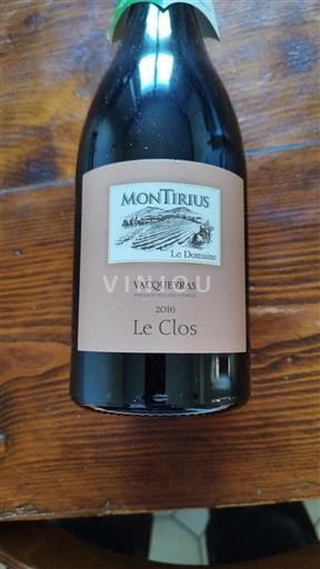 Rhônetal Vacqueyras Montirius Le Clos 2016