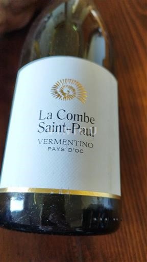 Linguadoca e Rossiglione Paese d'Oc La Combe Saint-Paul Vermentino 2016
