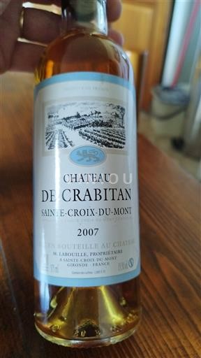 Bordeaux Sainte-Croix-Du-Mont Château Crabitan 2007