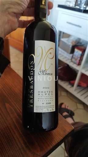 Provence, basse vallée du Rhône, Corse Hautes-Alpes Domaine Tresbaudon Manon 2022
