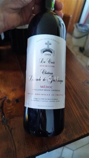 Bordeaux Médoc Château Larmande de Gravelline La Croix Tête de 1999