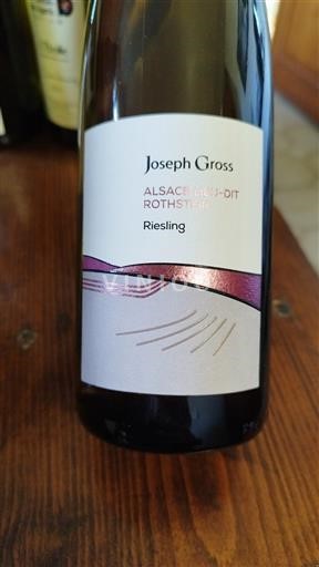 Alsacia Joseph Gross Lieu-dit Rothstein Riesling 2021