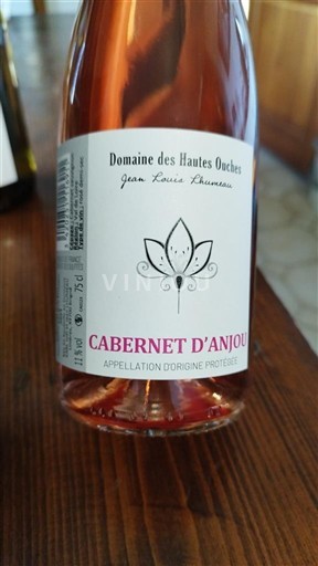 Loire Valley Cabernet d'Anjou Domaine S Hautes Ouches 2023