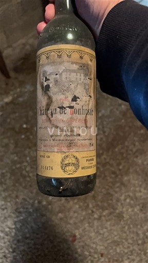 Bordéus Bordeaux Superior Château Bonhoste 1986