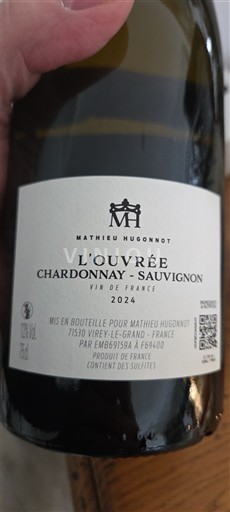 Burgundija Mathieu Hugonnot L'Ouvrée 2024