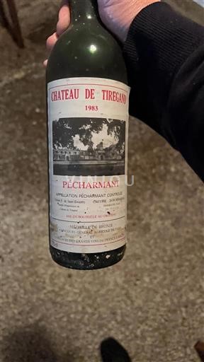 Zuidwest-Frankrijk Pécharmant Château Tiregand 1983