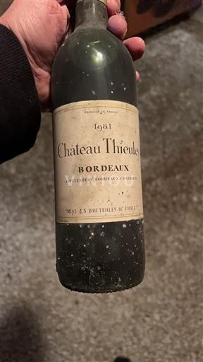 Bordeaux Château Thieuley 1981