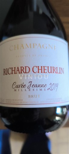 Champagne Champagner Richard Cheurlin Jeanne 2019
