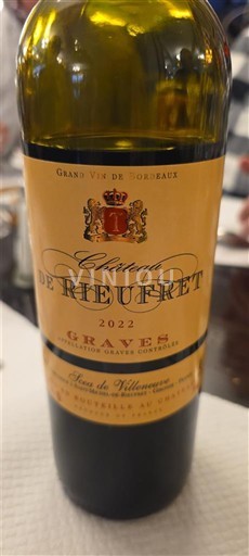 Bordeaux Graves Château Rieufret 2022