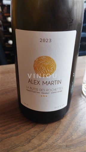 Údolí Loiry Saumur Alex Martin La Butte des Rochettes 2023