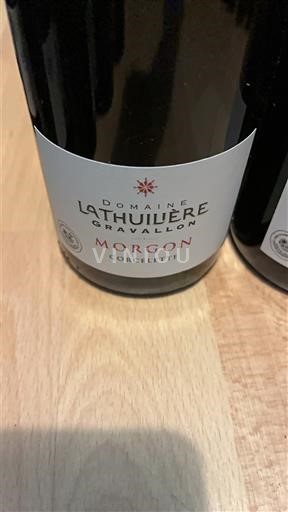 Beaujolais Morgon Domaine Lathuilière Gravallon Corcelette Không niên vụ