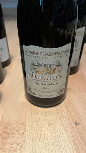 Beaujolais Morgon Domaine S Générations Vieilles Vignes 2024