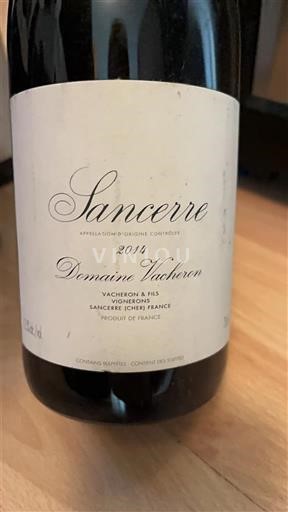 Loiren laakso Sancerre Domaine Vacheron 2014