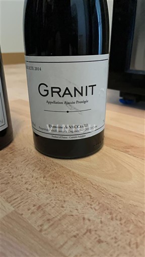 Korsika Ajaccio Domaine Vaccelli Granit 2014