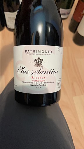 Corsica Patrimonio Clos Santini Riserva Napi 2020